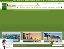 Tablet Screenshot of canhquanxanh.com.vn